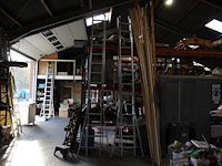 Tweedelige ladder dirks met 2x 14 treden. - afbeelding 1 van  4