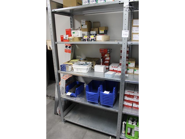 Tweedelige magazijnstelling. afmeting 207 x 54 x 200 cm. let op: excl. inhoud. - afbeelding 4 van  4