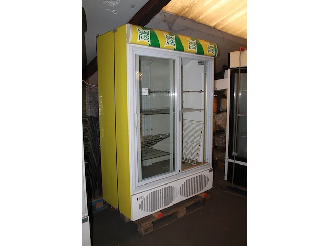 Tweedeurs koeling crystal. afmeting 135 x 68 x 205 cm. - afbeelding 2 van  2