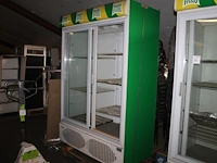 Tweedeurs koeling crystal. afmeting 135 x 68 x 205 cm. - afbeelding 1 van  2