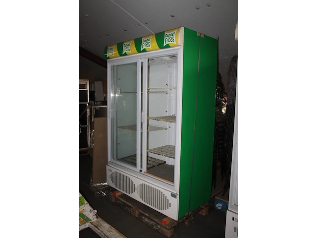 Tweedeurs koeling crystal. afmeting 135 x 68 x 205 cm. - afbeelding 2 van  2