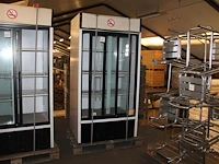 Tweedeurs vitrinekoelkast mondial type elite. afmeting 102 x 74 x 200 cm. - afbeelding 1 van  2