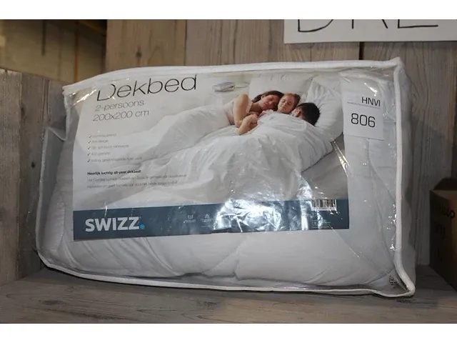 Tweepersoons dekbed swizz 200 x 200 cm - afbeelding 1 van  1