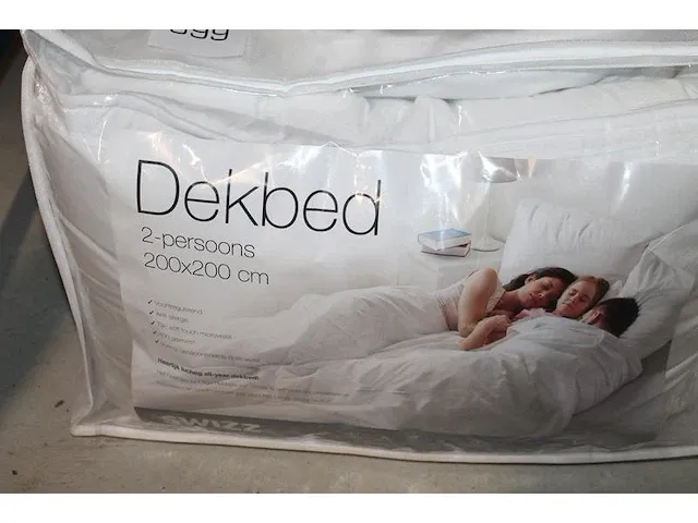 Tweepersoons dekbed swizz 200 x 200 cm - afbeelding 2 van  2