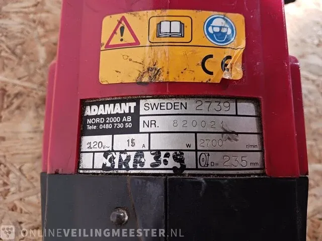 Twin blade cirkelzaag adamant, 2739 - afbeelding 5 van  7