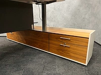 Twinform - elektrisch zit/sta design duo werkplek 200x85 met dressoir - afbeelding 5 van  30