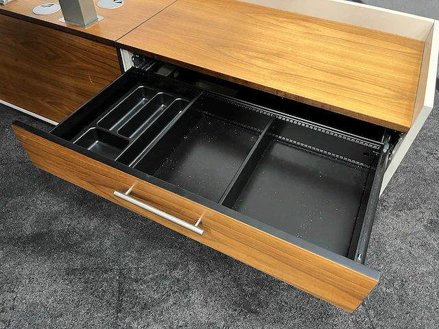 Twinform - elektrisch zit/sta design duo werkplek 200x85 met dressoir - afbeelding 9 van  30