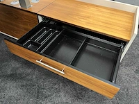 Twinform - elektrisch zit/sta design duo werkplek 200x85 met dressoir - afbeelding 9 van  30