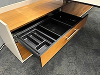 Twinform - elektrisch zit/sta design duo werkplek 200x85 met dressoir - afbeelding 13 van  30