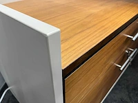 Twinform - elektrisch zit/sta design duo werkplek 200x85 met dressoir - afbeelding 14 van  30
