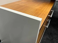 Twinform - elektrisch zit/sta design duo werkplek 200x85 met dressoir - afbeelding 15 van  30