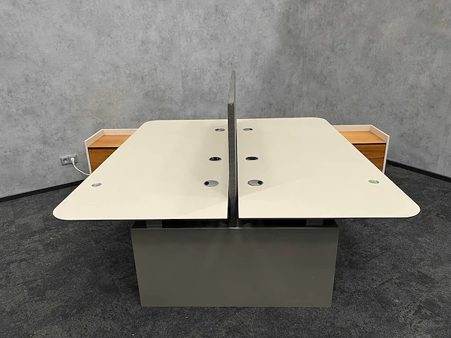 Twinform - elektrisch zit/sta design duo werkplek 200x85 met dressoir - afbeelding 17 van  30