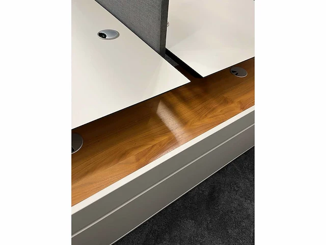 Twinform - elektrisch zit/sta design duo werkplek 200x85 met dressoir - afbeelding 19 van  30