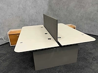Twinform - elektrisch zit/sta design duo werkplek 200x85 met dressoir - afbeelding 23 van  30