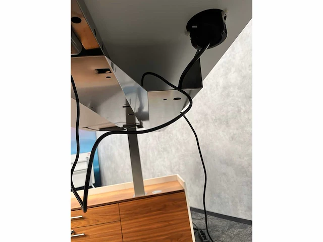 Twinform - elektrisch zit/sta design werkplek 200x85 met dressoir - afbeelding 2 van  17