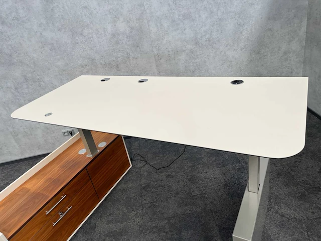 Twinform - elektrisch zit/sta design werkplek 200x85 met dressoir - afbeelding 11 van  17