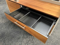 Twinform - elektrisch zit/sta design werkplek 200x85 met dressoir - afbeelding 6 van  21