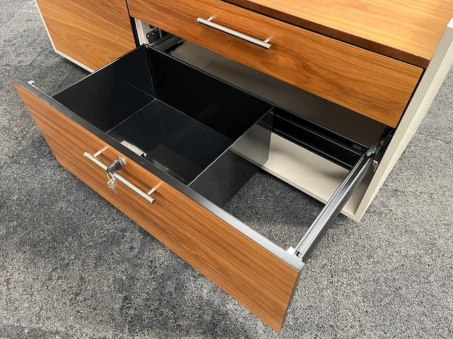 Twinform - elektrisch zit/sta design werkplek 200x85 met dressoir - afbeelding 7 van  21