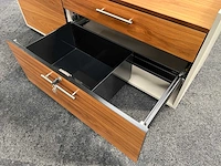 Twinform - elektrisch zit/sta design werkplek 200x85 met dressoir - afbeelding 7 van  21