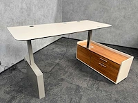 Twinform - elektrisch zit/sta design werkplek 200x85 met dressoir - afbeelding 13 van  21