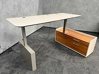 Twinform - elektrisch zit/sta design werkplek 200x85 met dressoir - afbeelding 14 van  21