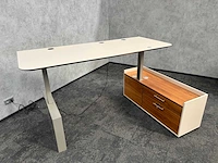 Twinform - elektrisch zit/sta design werkplek 200x85 met dressoir - afbeelding 12 van  21