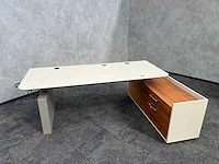 Twinform - elektrisch zit/sta design werkplek 200x85 met dressoir - afbeelding 15 van  21
