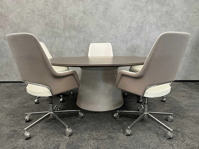Twinform/ andreu world - 5p design conferentie set ø180 - afbeelding 9 van  29