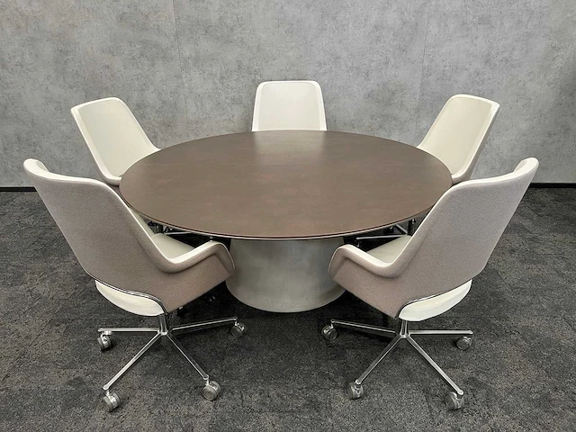 Twinform/ andreu world - 5p design conferentie set ø180 - afbeelding 23 van  29