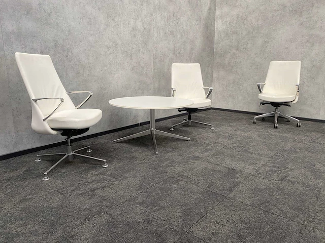 Twinform cocoon - design lounge set - leder - afbeelding 1 van  9