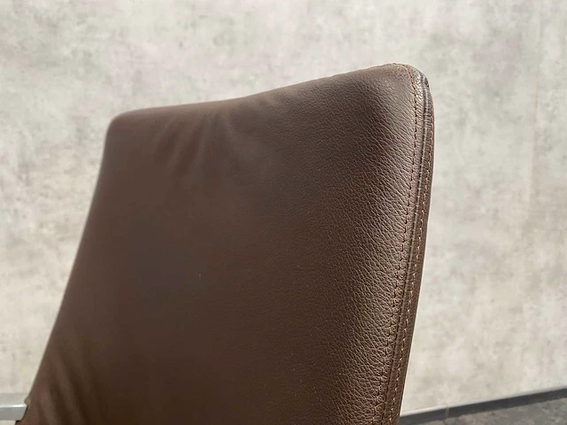 Twinform cocoon - lederen design bureaustoel - afbeelding 3 van  16