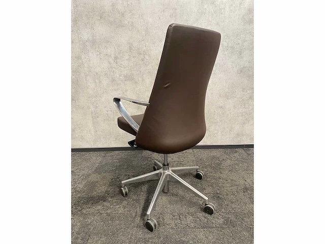 Twinform cocoon - lederen design bureaustoel - afbeelding 12 van  16