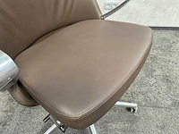Twinform cocoon - lederen design bureaustoel - afbeelding 8 van  16