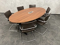 Twinform/ palmberg - 6 persoons conferentieset 220x120 - afbeelding 1 van  19