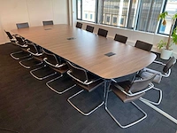 Twinform t-seat - 14 persoons conferentieset 450x220 - afbeelding 1 van  27