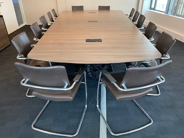 Twinform t-seat - 14 persoons conferentieset 450x220 - afbeelding 12 van  27