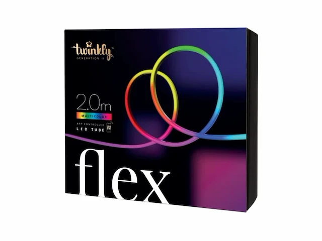 Twinkly led lightstrip flex 200 led's wifi + bluetooth rgb - afbeelding 1 van  6