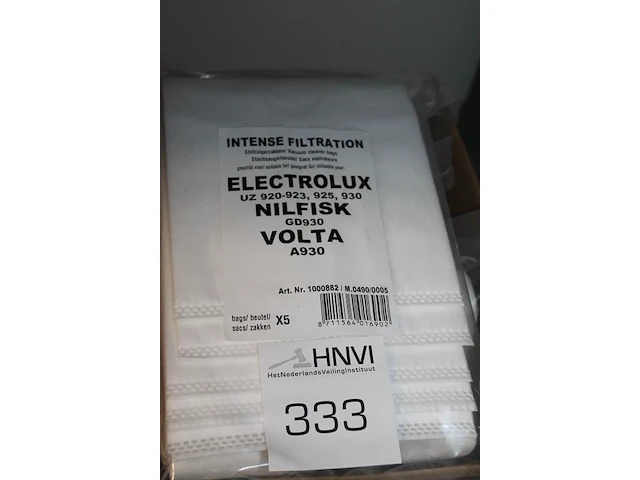 Twintig stofzuigerzakken in doos voor o.a. nilfisk en elektrolux. - afbeelding 2 van  3