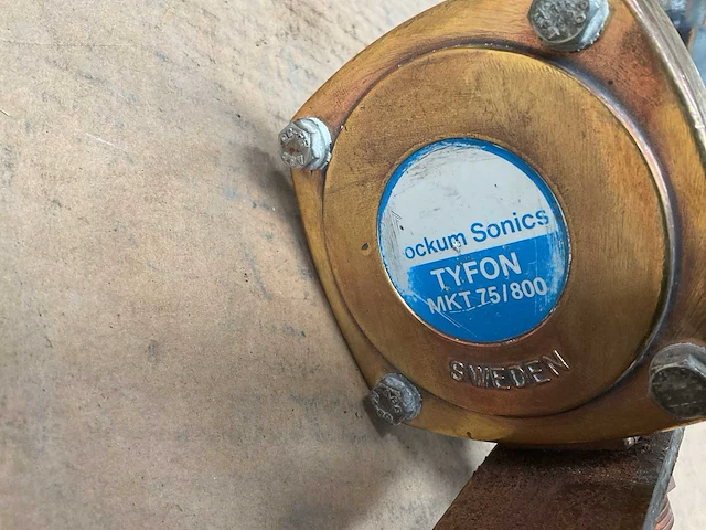 Tyfon mkt75/800 vintage marine alarm hoorn - afbeelding 5 van  5