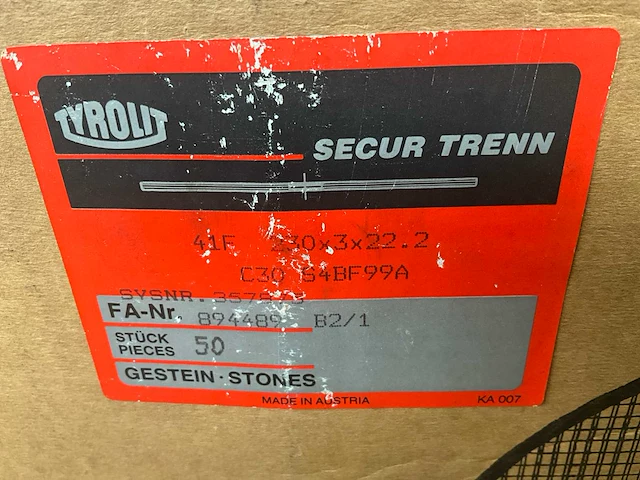 Tyrolit secur 41f slijpschijf (150x) - afbeelding 3 van  4