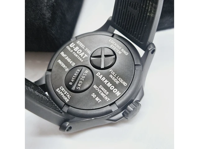 U-boat darkmoon 8464/b - full liquid dial - herenhorloge - afbeelding 13 van  13