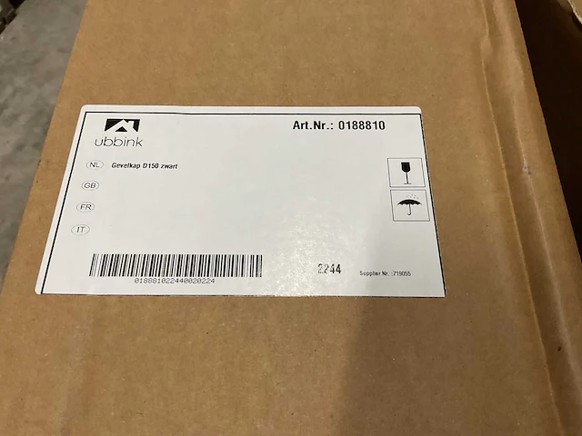 Ubbink aerfoam 0188810 gevelkap (8x) - afbeelding 2 van  3