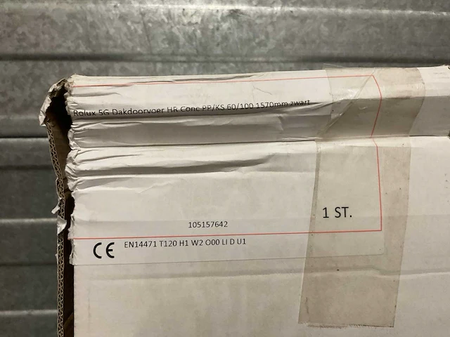 Ubbink rolux 5g hr cone pp/ks 60/100 dakdoorvoer - afbeelding 3 van  3