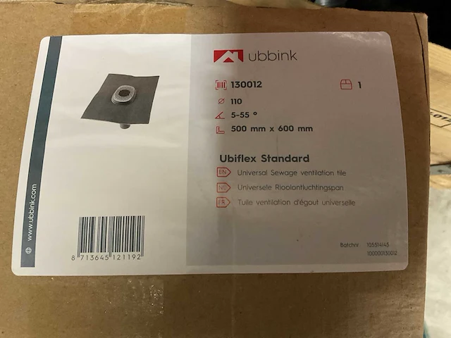 Ubbink ubiflex standaard 130012 rioolontluchtingspan (6x) - afbeelding 3 van  4