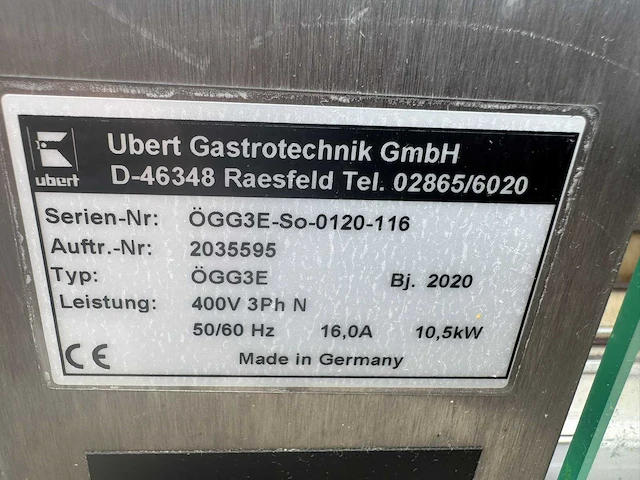 Ubert - 2020 - ogg3e kippengrill - bak- en grillapparaat - afbeelding 4 van  4
