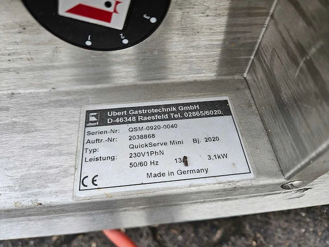 Ubert - quickserve mini - warmhoudvitrine - afbeelding 5 van  5
