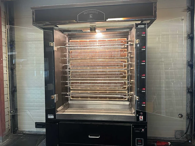 Ubert infrarood elektrische rotisserie/kippengrill rt 66 e - afbeelding 5 van  7