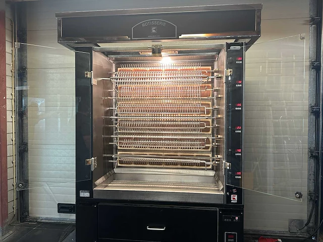 Ubert infrarood elektrische rotisserie/kippengrill rt 66 e - afbeelding 6 van  7