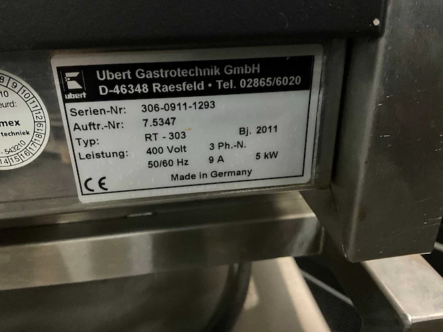 Ubert rotisserie rt 303 kippengrill - afbeelding 8 van  8