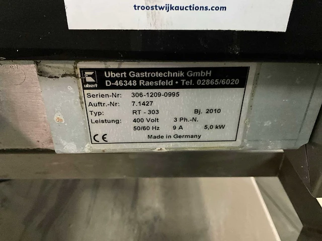 Ubert rotisserie rt 303 kippengrill - afbeelding 7 van  9